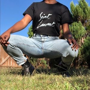 Authentic Yves Saint Laurent Signature Tee